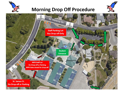 Morning drop off procedure