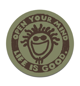 Open your mind Life is good